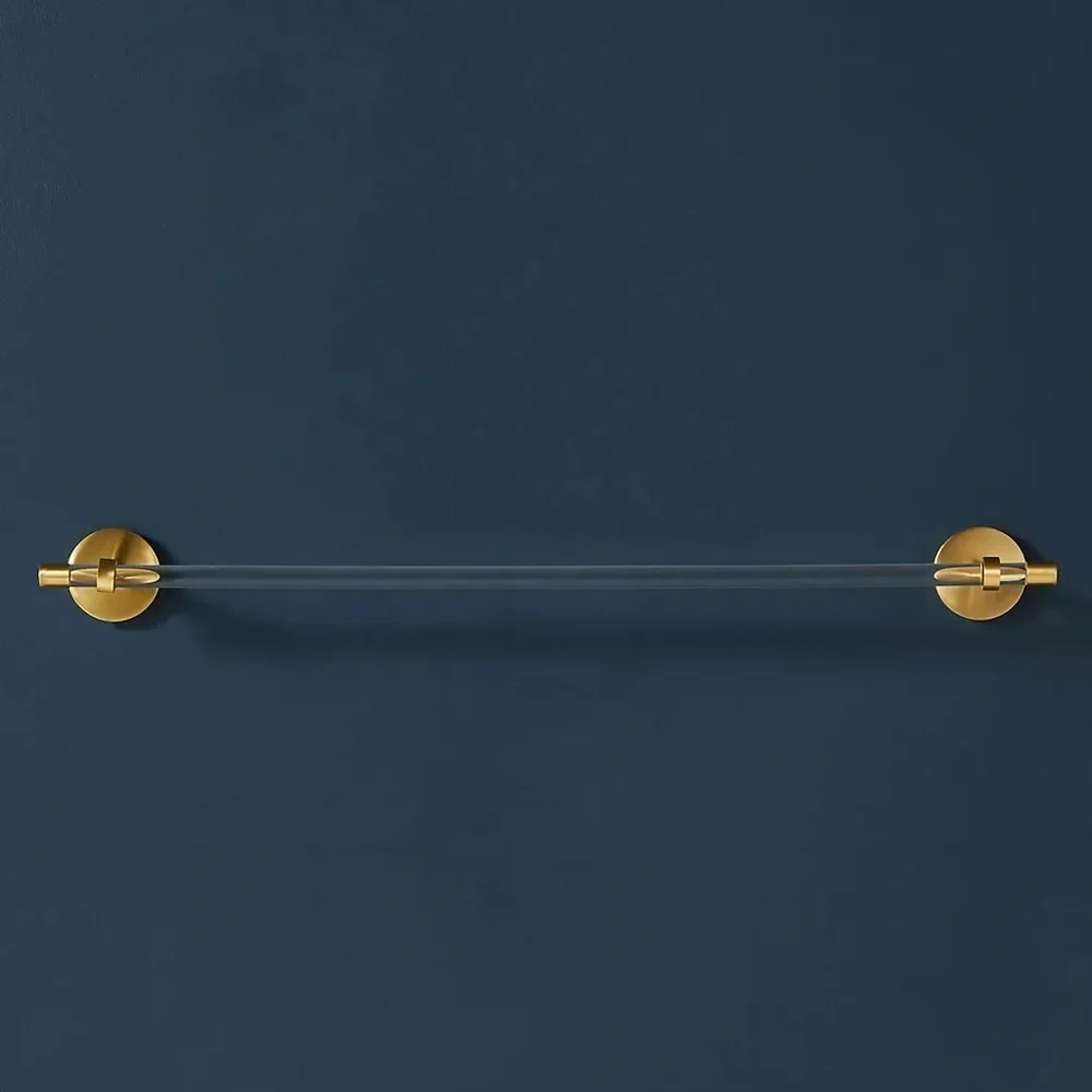 Anthropologie or Mikayla Lucite Towel Bar Size 18” NIB